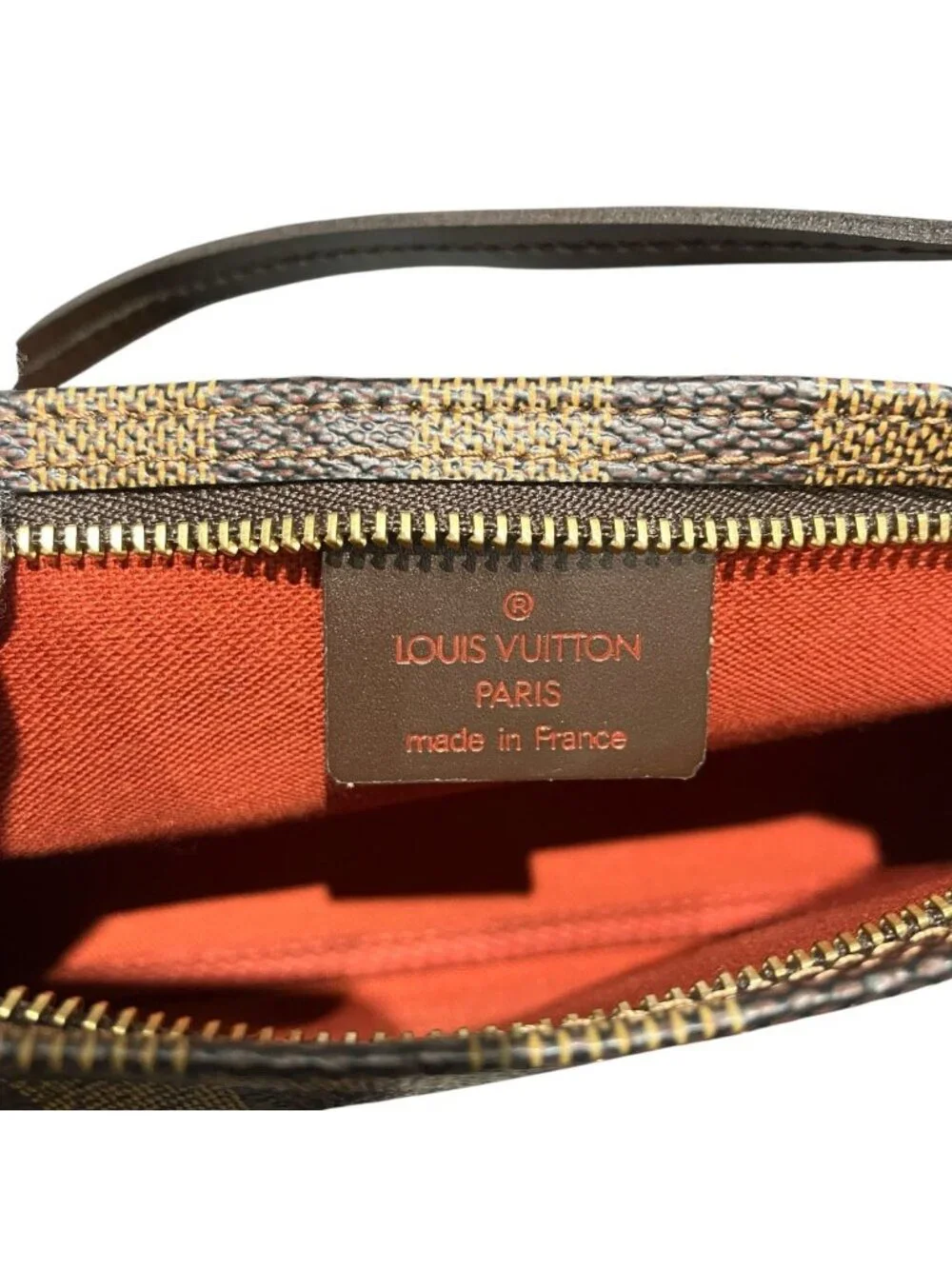 Louis Vuitton Navona Creasing Sally Damier Handbag Canvas